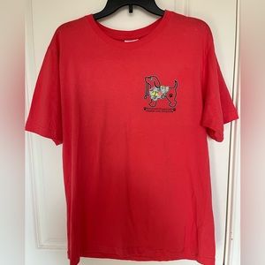 Southern Spirit Coral Southern Puppy Love T-Shirt M NEVER WORN